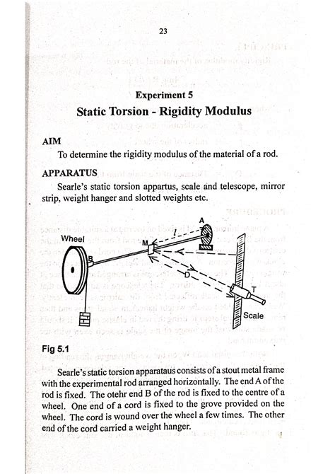 modulus of rigidity torsion test|studocu torsion test.